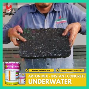 beton instan dalam air | arton mix concrete instant underwater