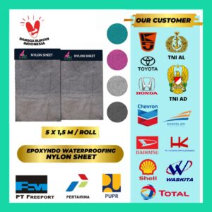 New arrivals epoxyndo waterproofing dak beton nylon sheet