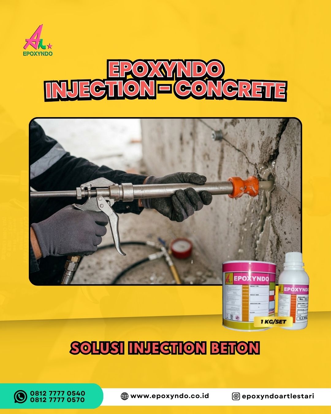 injeksi filler perbaikan beton retak | epoxyndo injection concrete injeksi filler perbaikan beton retak | epoxyndo injection concrete